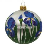 Thomas Glenn Holidays, Iris Ball Ornament