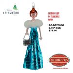 Sofffieria De Carlini, Fashionista in Turquoise Sequin Gown