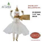 Sofffieria De Carlini, Snow Lady Ballerina with Uplifted Arms