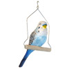 Blue Parakeet Ornament