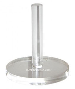 Acrylic finial stand