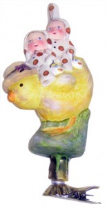 Debbee Thibault Easter Chick ornament, made in Germany