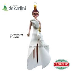 Soffieria De Carlini, Woman of Color in Draping White Dress