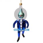 Soffieria De Carlini, Vintage-Style Alien Spaceman, Blue Suit