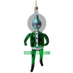 Soffieria De Carlini, Vintage-Style Alien Spaceman, Green Suit
