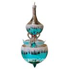 Soffieria De Carlini, Swan Fountain, Light Blue