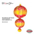 HeARTfully Yours&trade; Watercolor Skies LE Red & Gold