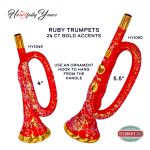 HeARTfully Yours&trade; Lg. Ruby Trumpet 24ct