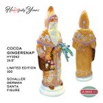 HeARTfully Yours&trade; Cocoa Gingersnap German Santa Figure