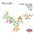 HeARTfully Yours&trade; Floral Flutters Clip-on, B