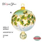 HeARTfully Yours&trade; Holly Spray, White