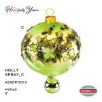 HeARTfully Yours&trade; Holly Spray, Green