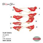 HeARTfully Yours&trade; Ruby Birds, Style H