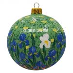 Thomas Glenn Holidays, Vincent – Iris Ball Ornament