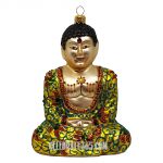Thomas Glenn Holidays, Buddha – Yellow Ornament Ball Ornament