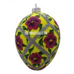 Thomas Glenn Holidays, Pansy Egg Ornament