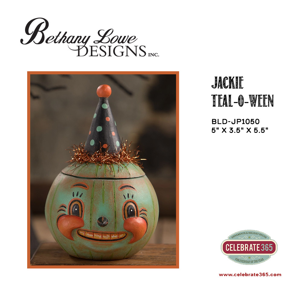 Bethany Lowe Designs, Jackie Teal-O-Ween