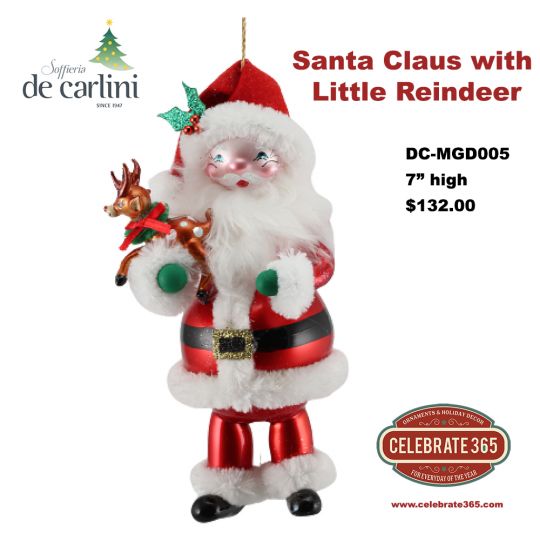 Soffieria De Carlini,  Santa with Baby Reindeer
