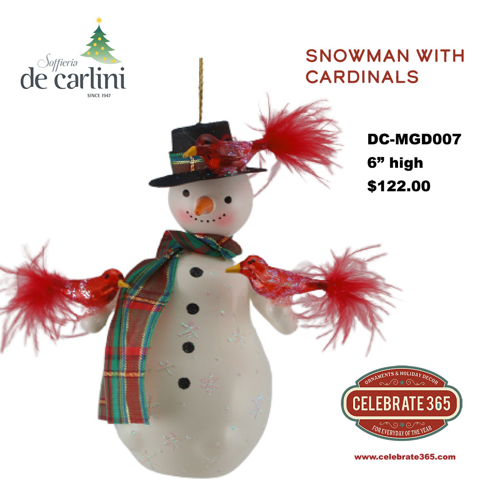 Sofffieria De Carlini, Snowman with Cardinals