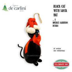 Soffieria De Carlini, Black Cat with Santa Hat