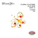 HeARTfully Yours&trade; Floral Flutters Clip-on, F