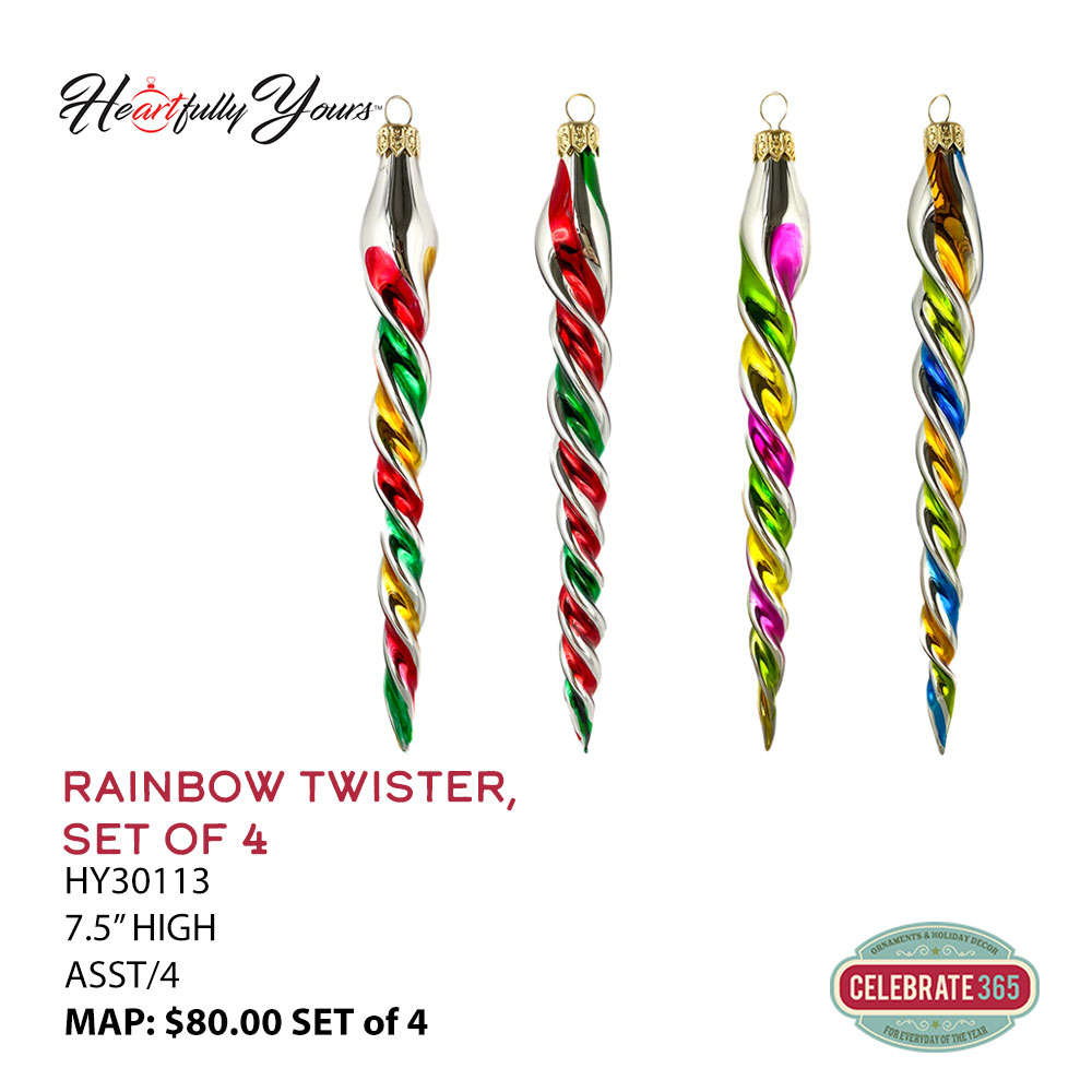 HeARTfully Yours™ Rainbow Twister, SET of 4
