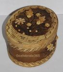 Basket Weave Trinket Box