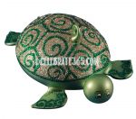 Soffieria De Carlini Ornament, Glittered Sea Turtle