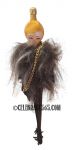 Soffieria De Carlini Fashion Lady, Faux Fur & Crossbody Bag