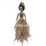 Soffieria De Carlini, Lady in Gold Leaf Skirt Gown