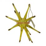 Soffieria De Carlini, Free-Blown Glass Starburst, Gold