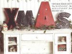 Bethany Lowe Vintage XMAS Letters