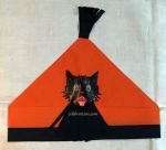 Halloween Crepe Paper Party Hat, Black Cat