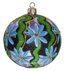 Thomas Glenn, Blue Flowers on Lavender Ball