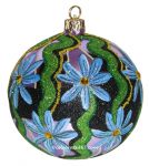 Thomas Glenn, Blue Flowers on Lavender Ball