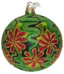 Thomas Glenn, Red Flowers on Green Ball