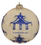 Thomas Glenn, Blue Pagodas on White