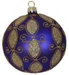 Thomas Glenn, Jeweled Garlands on Blue Ball