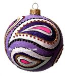 Thomas Glenn "Lavender Paisley" Ball Ornament