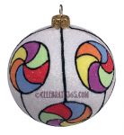 Thomas Glenn Lollipop Ball Ornament