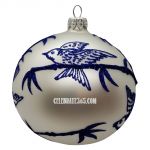 Thomas Glenn Holidays Ornament, Blue Birds in Bamboo