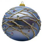 Thomas Glenn Holidays Ornament, Branch in Light Blue