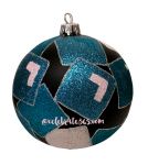 Thomas Glenn "Teal Squared" Ball Ornament