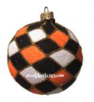 Thomas Glenn "Harlequin Halloween" Ball Ornament