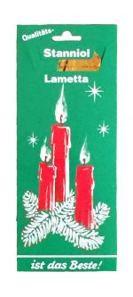 Stanniol Lametta, Gold German Metal Tinsel