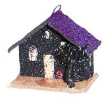 Mini Halloween House Ornament