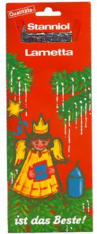 Stanniol Lametta, Silver German Metal Tinsel