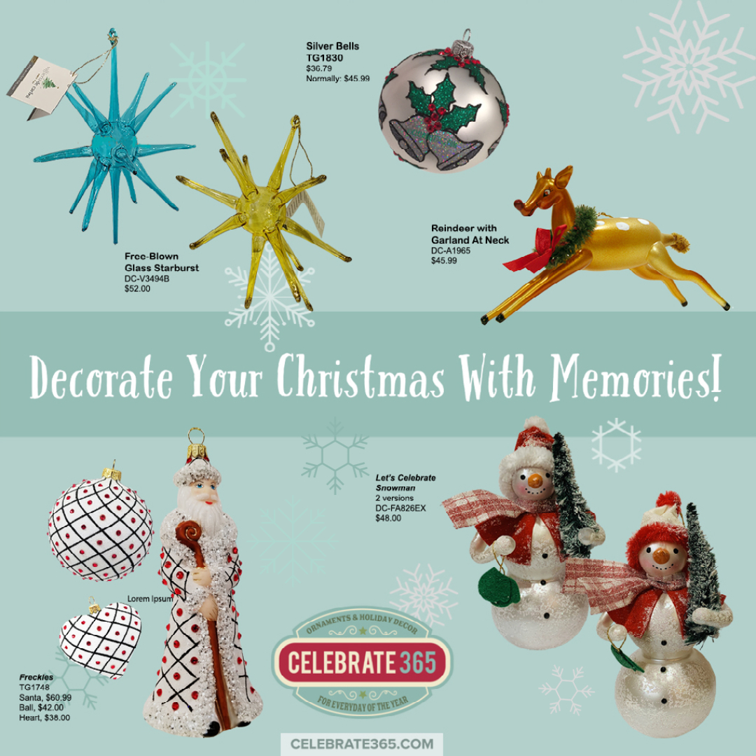 Holiday Ornaments Create Memories